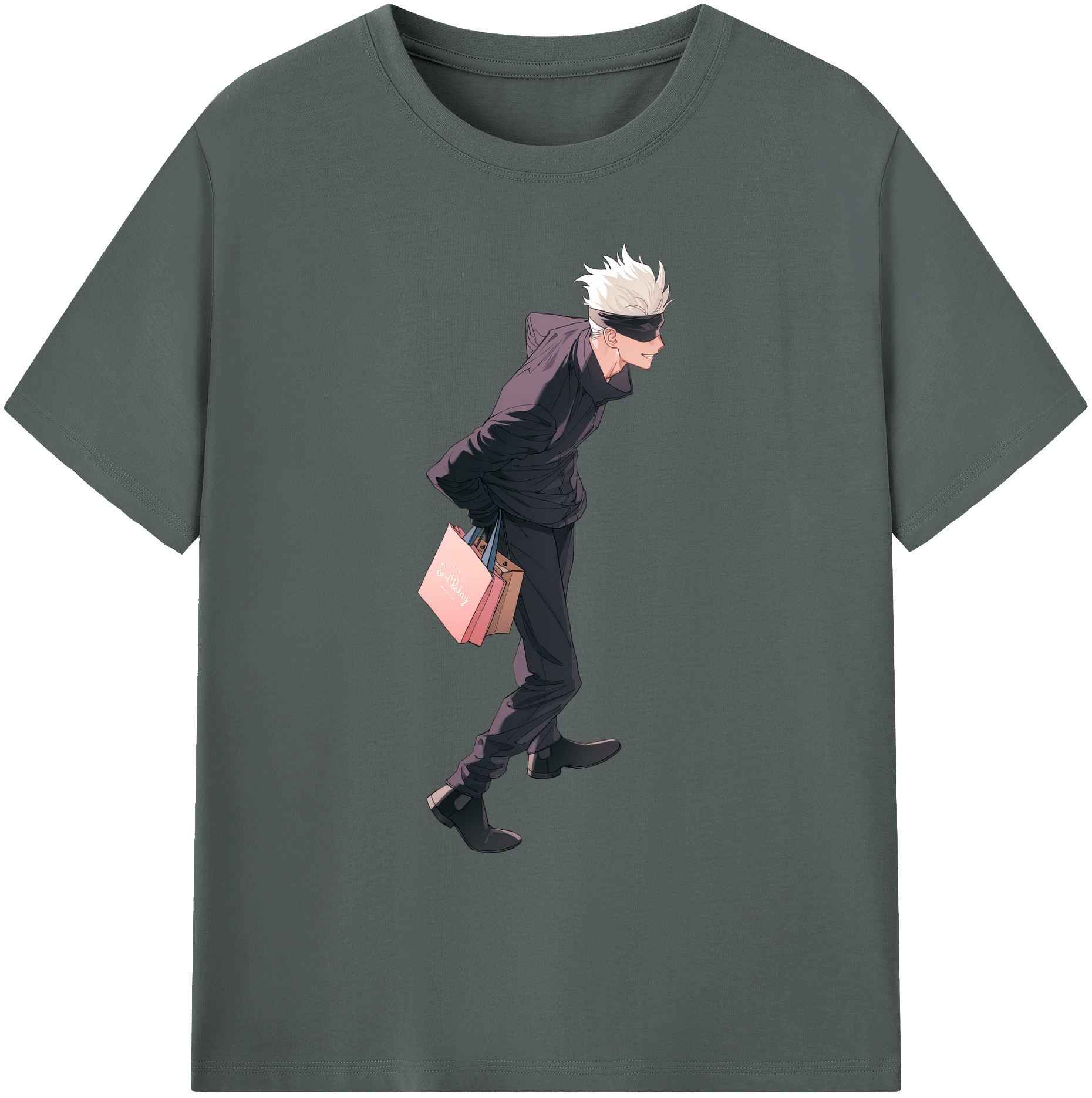 （画像用） 呪術廻戦 Jujutsu Kaisen 綿100％ メンズ半袖Tシャツ｜肌触りやわらか＆通気性